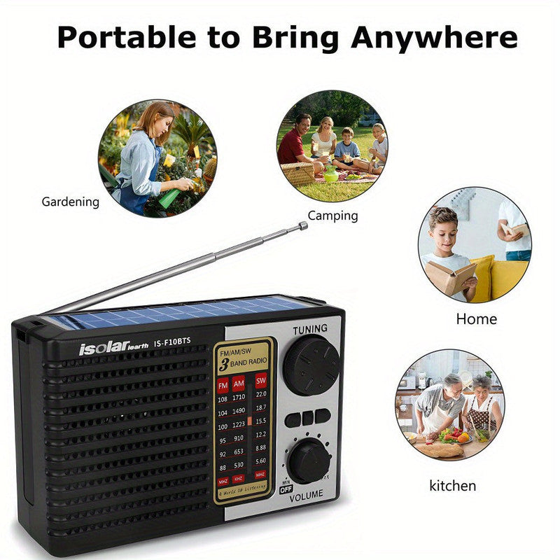 Solar Portable Radio with Digital Speaker - Image 2