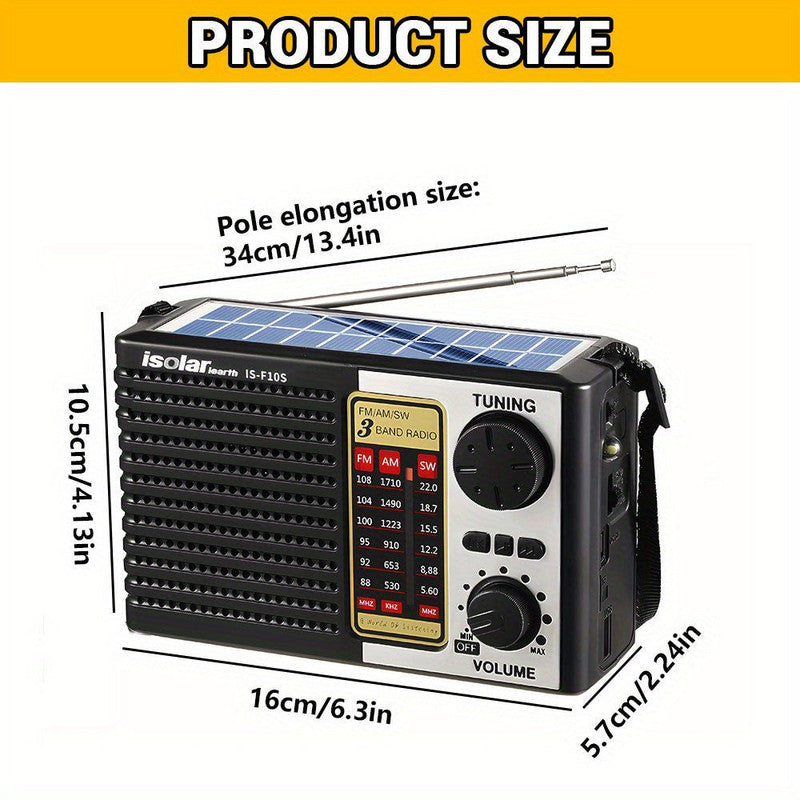 Solar Portable Radio with Digital Speaker - Image 4