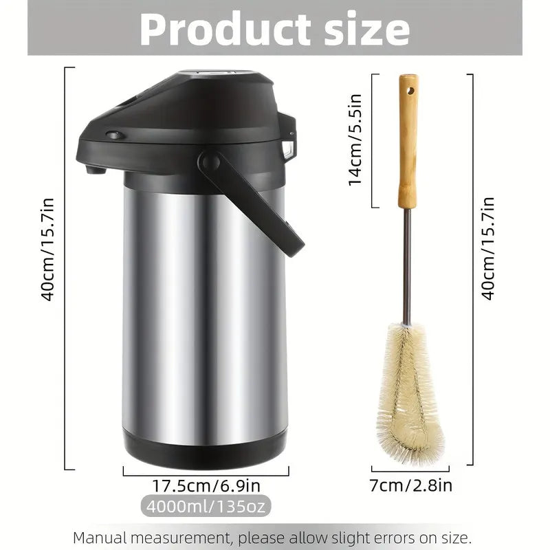 Thermal Coffee Carafe with Pump - Image 2