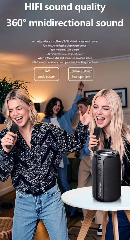 Wireless Speaker with Dual Karaoke Microphones - Image 3