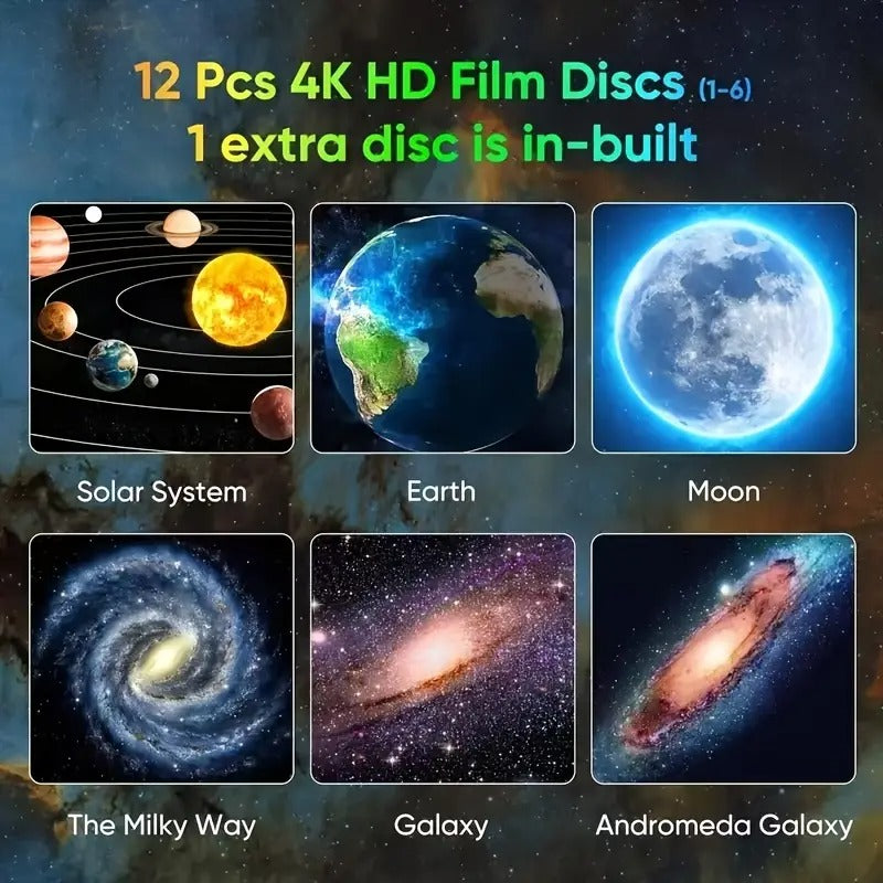 Galaxy Star Projector with 13 Discs USB - Image 5