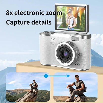 Retro CCD-4K Digital Camera with Flip Screen - Image 2