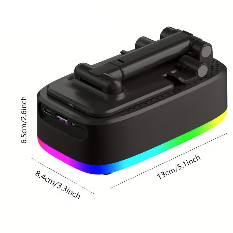 Wireless Speaker with Phone Holder and Power Bank - Image 3