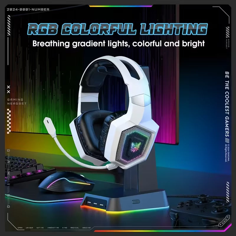 Surround Sound Wireless Gaming Headset Tri-Mode - Image 5