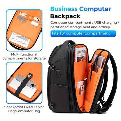 Men's Laptop Backpack Business Travel Bag - Image 5