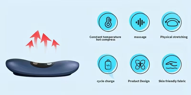Electric Lumbar Massager with Heat & Vibration - Image 4