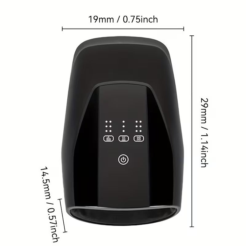 NNETM Ergonomic Hand Massager with Heat & Vibration - Image 2