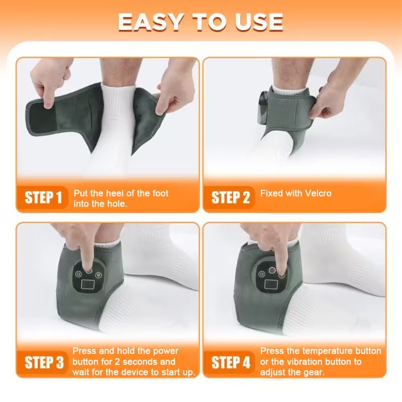 Ankle Heating Massager with Vibration & Heat Therapy - Image 5