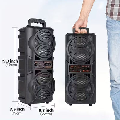 3000W Portable Wireless Speaker with Dual Subwoofers - Image 3