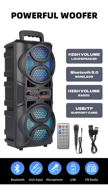3000W Portable Wireless Speaker with Dual Subwoofers - Image 7