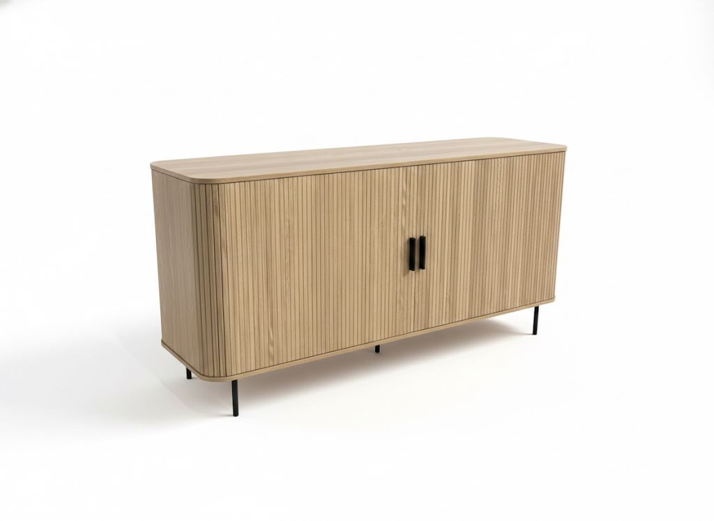 Florence 2 Door Buffet Sideboard Oak - Image 2