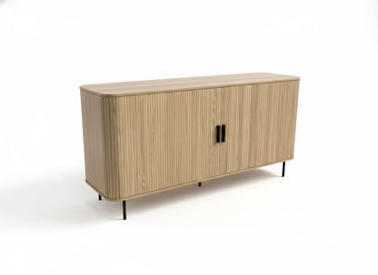 Florence 2 Door Buffet Sideboard Oak - Image 2