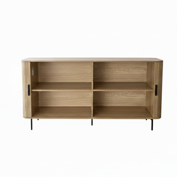 Florence 2 Door Buffet Sideboard Oak - Image 4