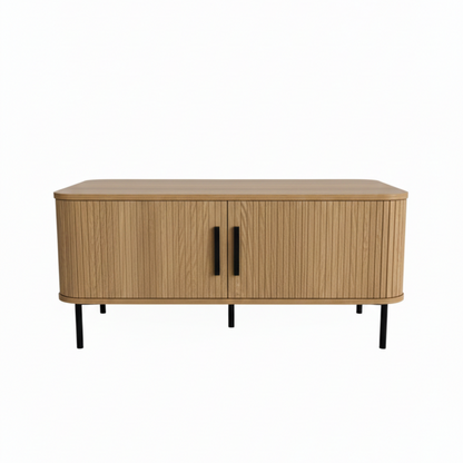 Florence 2 Door Coffee Table Oak - Image 3