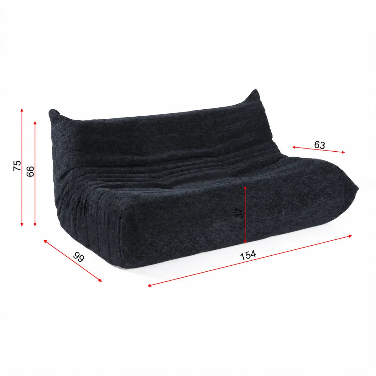 Flutto 2 Seater Lounge Chair - Image 9