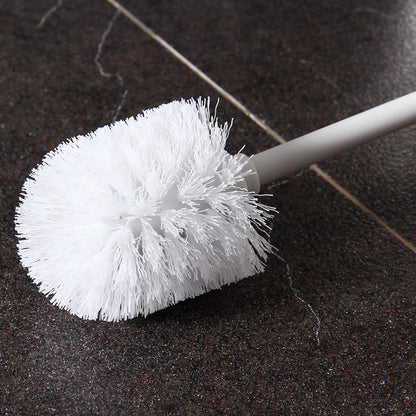 Stainless Steel Toilet Brush With Base and Long-Handled Brush for Bathroom Toilet Cleaning-Silver - Image 8