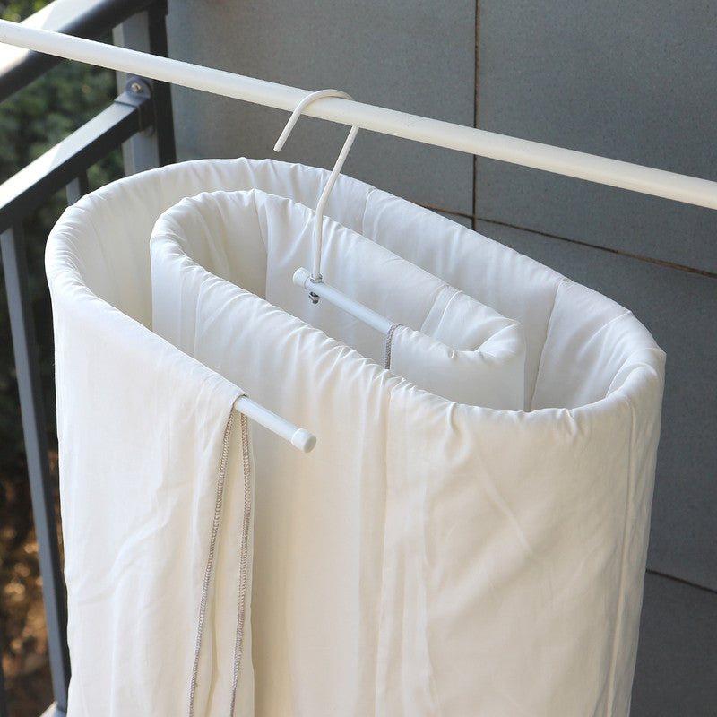 Elliptical Spiral Drying Rack for Quilt -White - Image 2