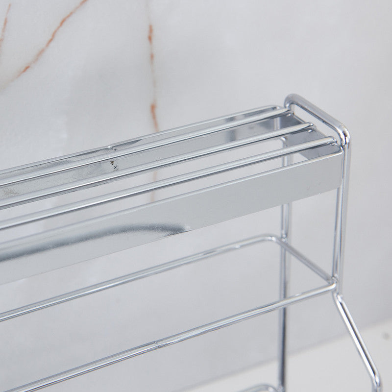 Stainless Steel Kitchen Tableware Storage Rack, With Knife Rack,Spoon And Chopstick Rack-Silver - Image 8