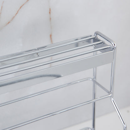 Stainless Steel Kitchen Tableware Storage Rack, With Knife Rack,Spoon And Chopstick Rack-Silver - Image 8