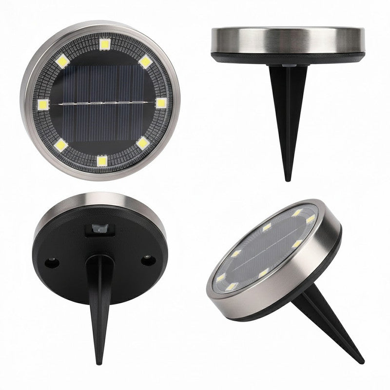 4-Pack 5V Solar Garden Spike Lights, IP65 Waterproof - Image 2