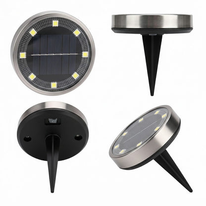4-Pack 5V Solar Garden Spike Lights, IP65 Waterproof - Image 2