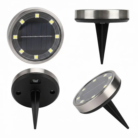 4-Pack 5V Solar Garden Spike Lights, IP65 Waterproof - Image 2