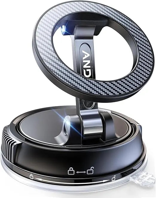 Car Phone Holder for  [78+LBS Strongest Suction & 2400gf Magnetic] 360° Adjustable Car Phone Mount-Car Phone Holder