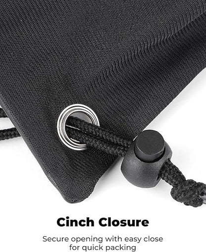 Helmet Bag, Large Capacity Light Weight Drawstring Bag for Motorcycle Bicycle Motocross Bike Racing  Snowboard Skiing Snowmobile Cycling Riding-Black - Image 3