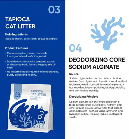 Purr Haven Tapioca Cat Litter | 3 Packs | 2.5 kg Per Pack - Image 2