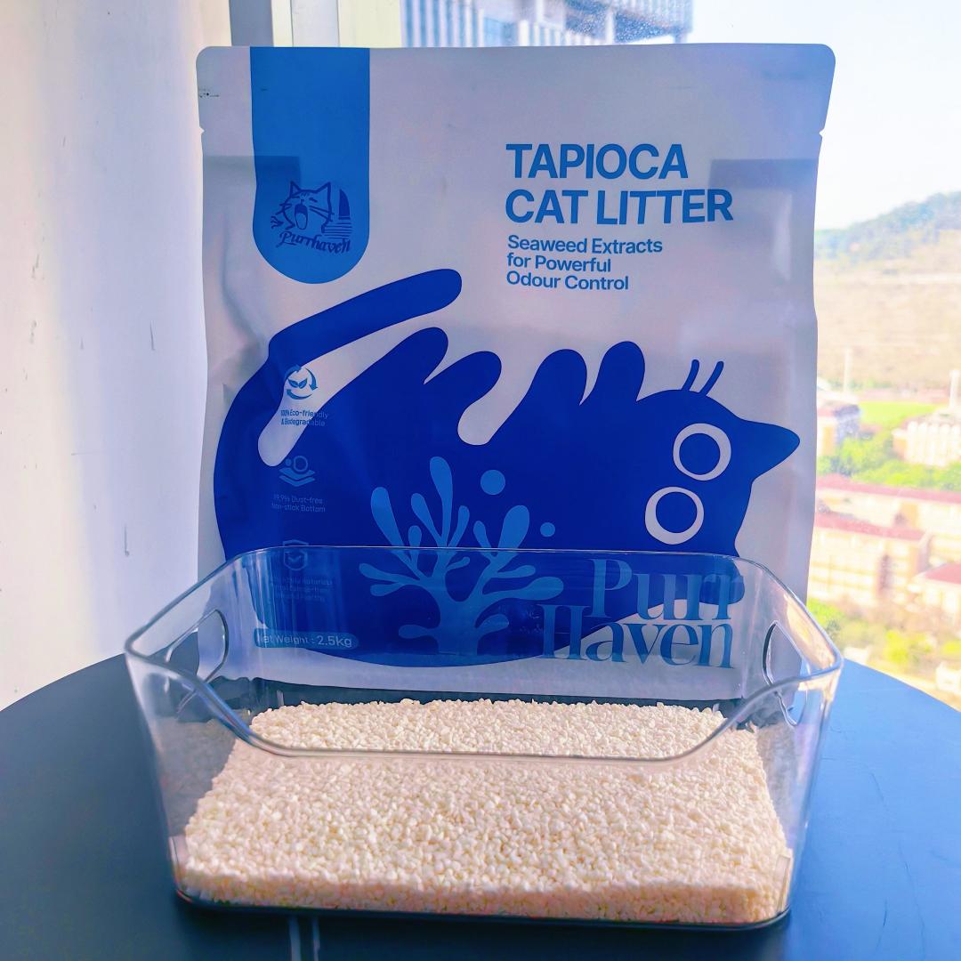 Purr Haven Tapioca Cat Litter | 3 Packs | 2.5 kg Per Pack - Image 4