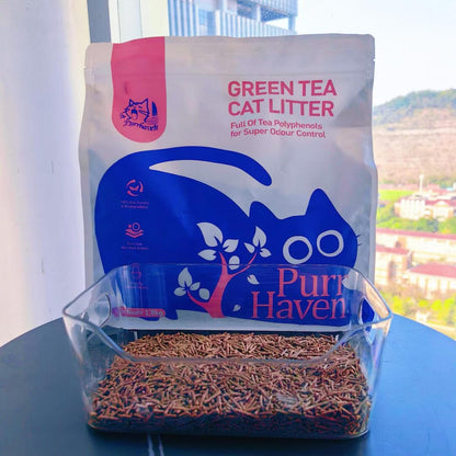 Purr Haven Green Tea Cat Litter | 3 Packs | 2.5 kg Per Pack - Image 4