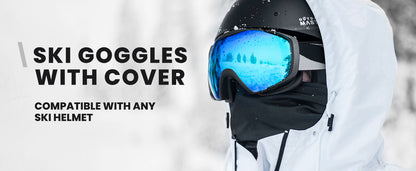 OutdoorMaster Ski Goggles with Cover Snowboard Snow Goggles OTG Anti-Fog -100% UV Protection-OM-18 - Image 9