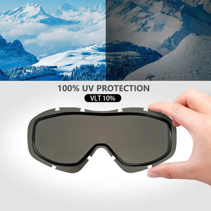 OutdoorMaster OTG Ski Goggles - Over Glasses Ski/Snowboard Goggles for Men, Women & Youth - 100% UV Protection--OM-5 - Image 4