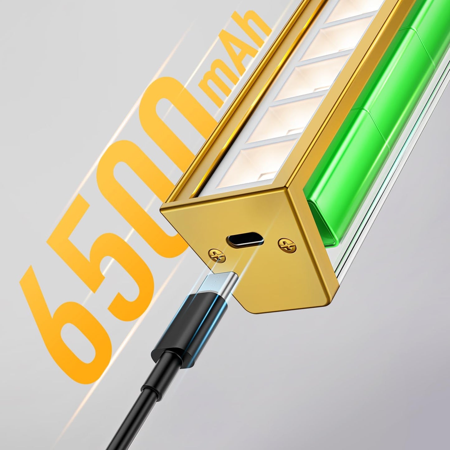 Wall Picture Light, 24in Battery-Powered Gallery Light for Artwork, CCT Dimmable Rechargeable Battery Wall Lamp with Remote Control for Living Room, Gallery, and Dartboard (Gold) - Image 9