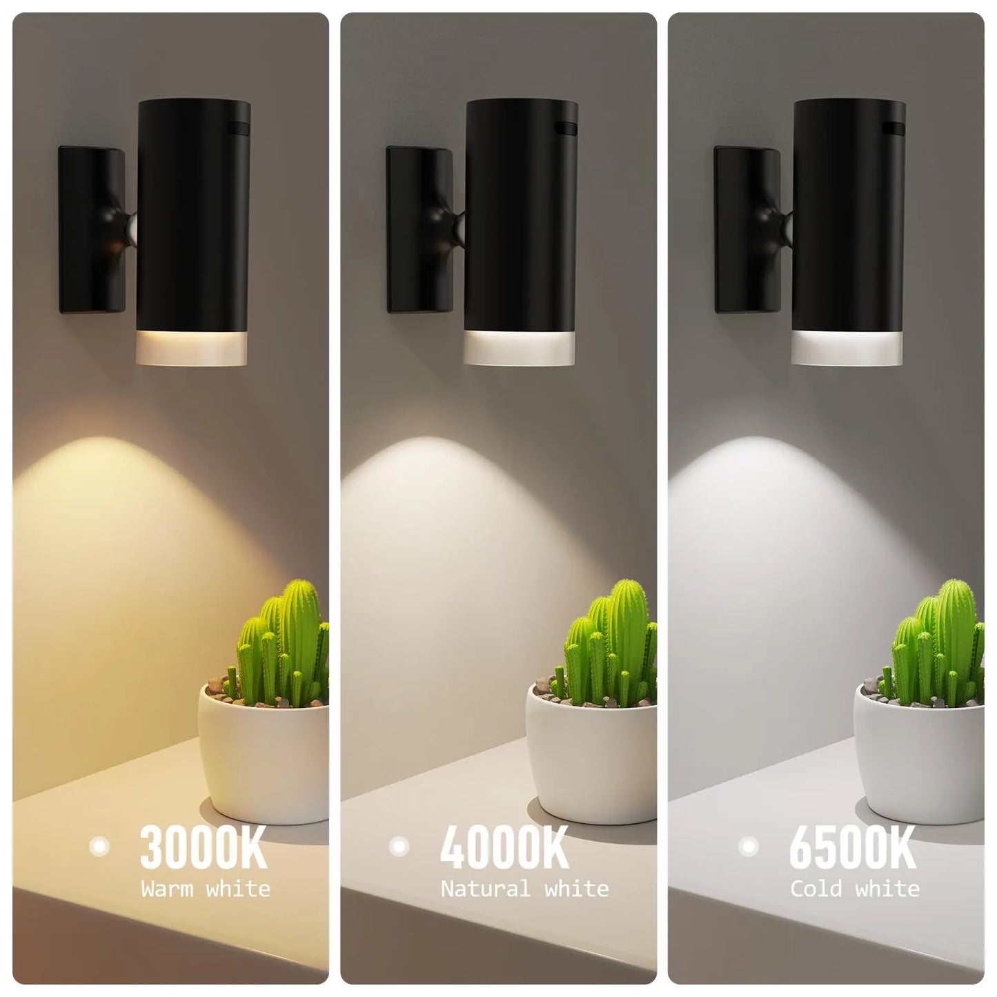 Battery Operated Wall Sconce CCT Dimmable Wireless Reading Light, Rechargeable LED Wall Light with Magnet Ball, Picture Wall Light Decor for Reading Bedroom Bedside - Image 5