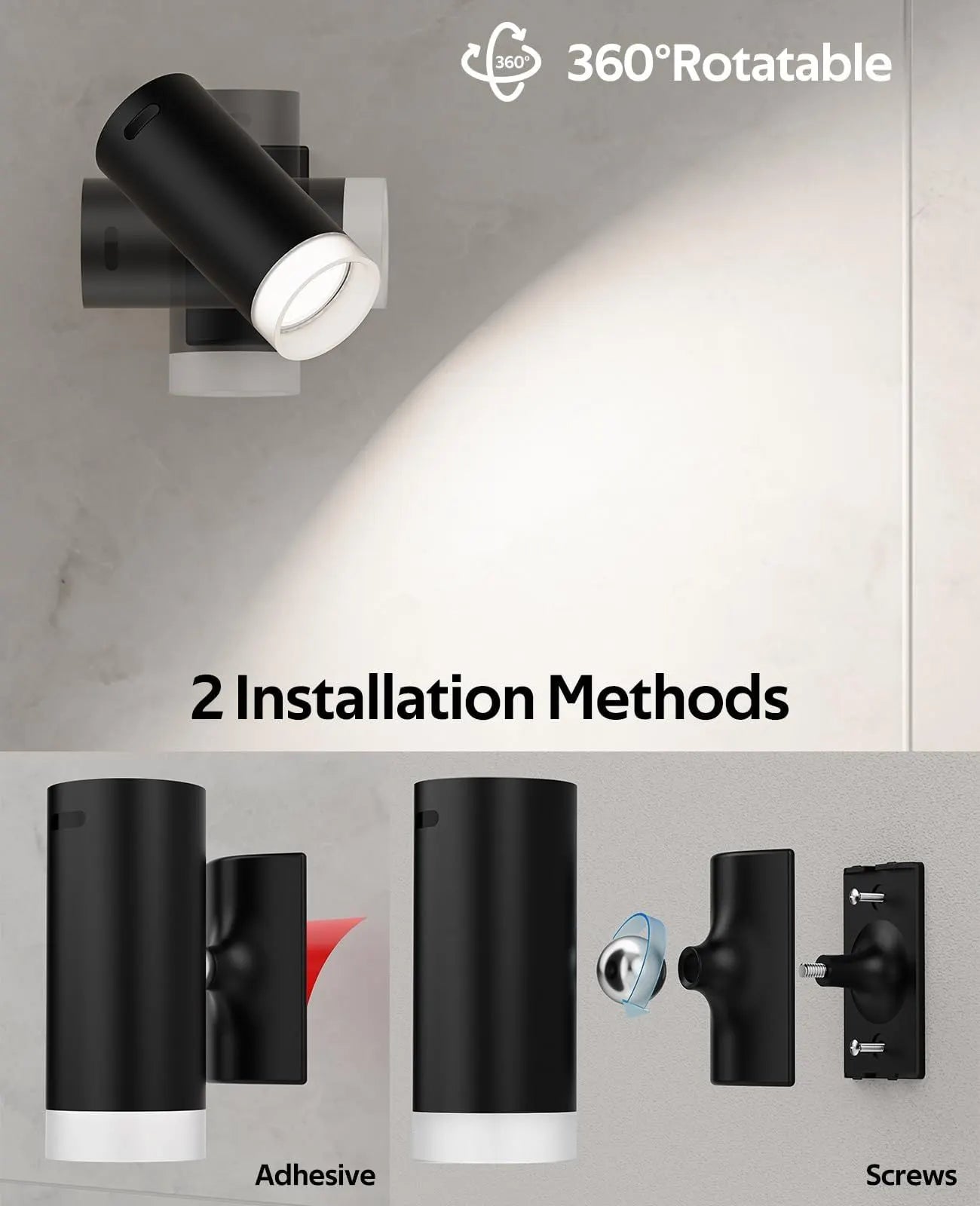 LED Wall Sconce, Wireless Battery Operated Wall Sconce with Rechargeable Battery Operated 12RGB and 3CCT Dimmable Magnetic Light, for Bedroom Bedside Reading Living Room Picture - Image 6