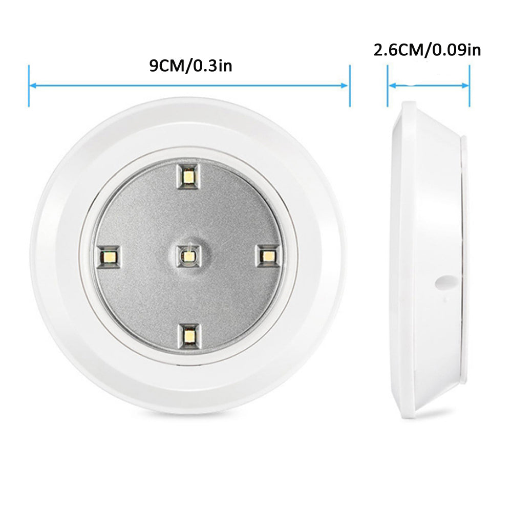 6 LED Light Set with Remote - Cool White for Cabinets & Displays - Image 6