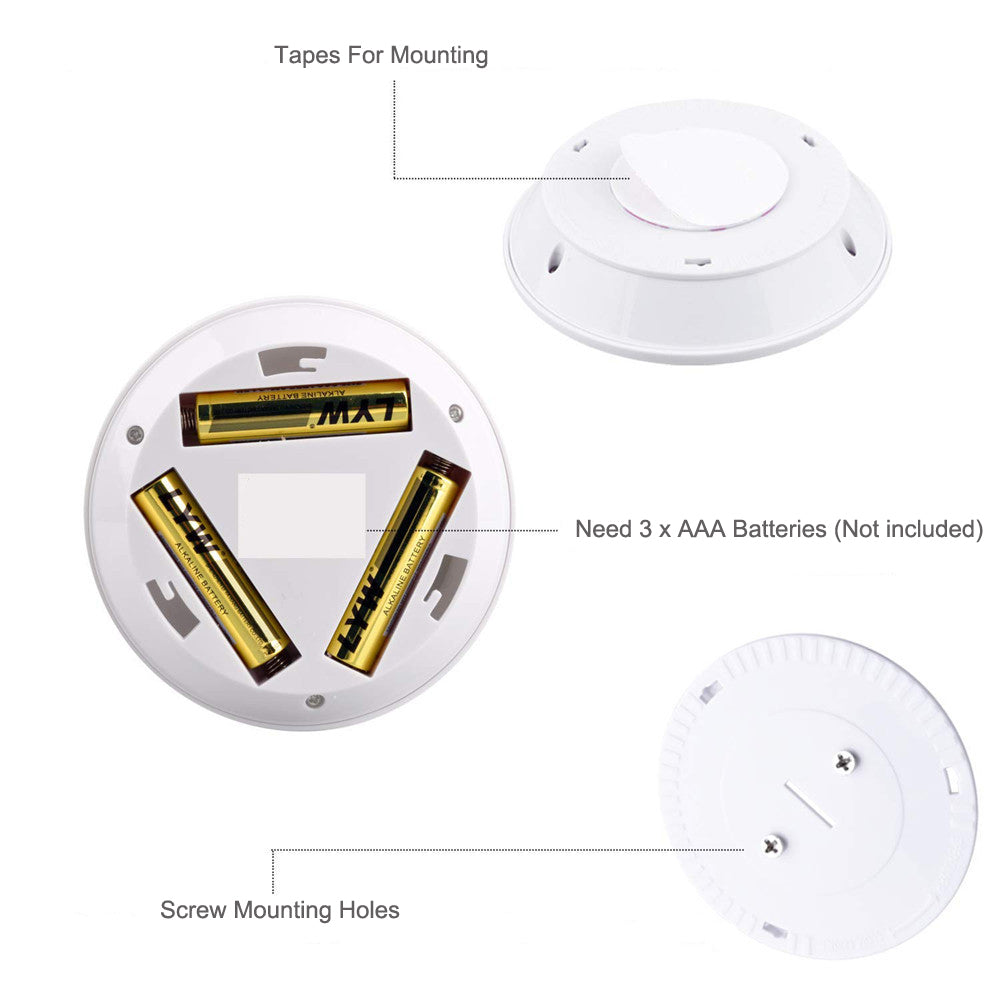 6 LED Light Set with Remote - Cool White for Cabinets & Displays - Image 8