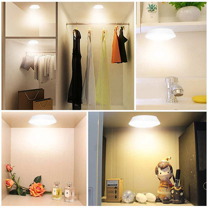 6 LED Light Set with Remote - Cool White for Cabinets & Displays - Image 9
