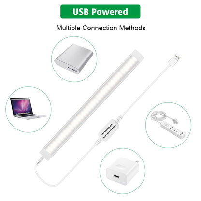 Led Under Cupboard Kitchen Lights, Dimmable Bar Cupboard Lights with Remote Control for Wardrobe,Cupboards, Closets, Display Cabinets（Natural White,2 Pack） - Image 5