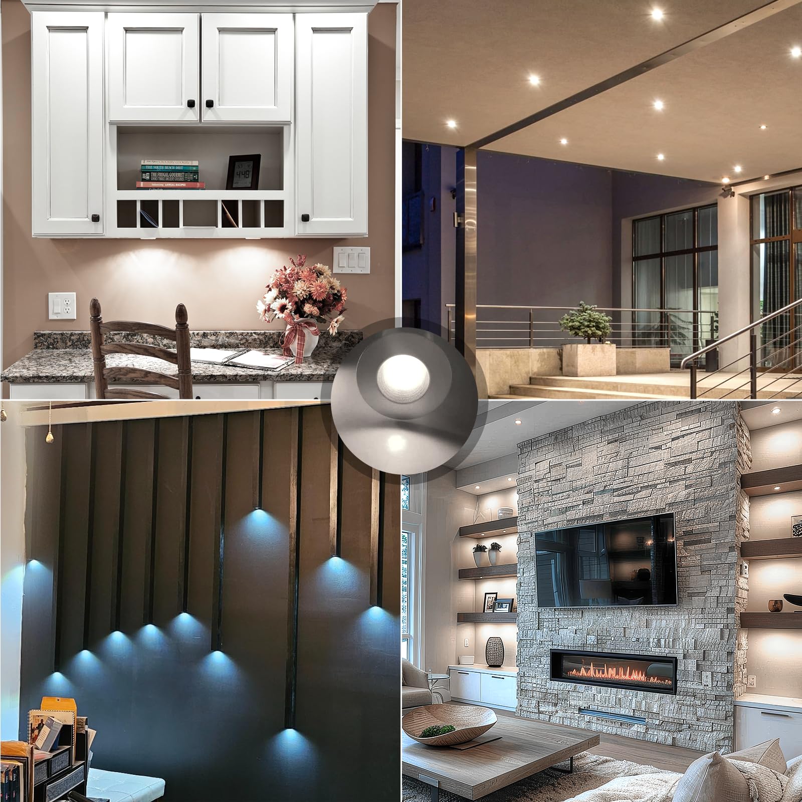 Mini LED Downlights for Ceiling 9 Pack,Cold White 6000K LED Recessed Ceiling Lights Spot Lights for Living Room Bedroom Kitchen Garden [Energy Class E] - Image 6