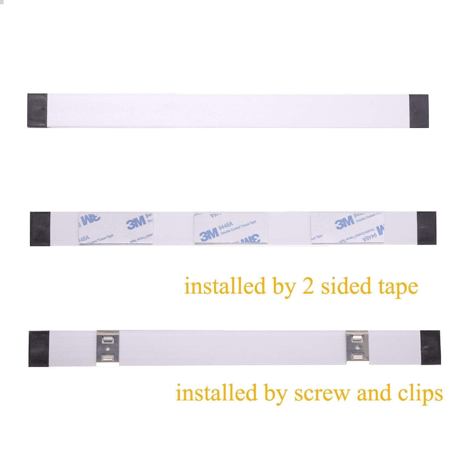 Dimmable Led Under Cabinet Lighting Bar Linkable Kits with Rocker Switch Under Counter Kitchen,Showcase,Shelf Lighting(3 Panel Kits Cold White) - Image 6