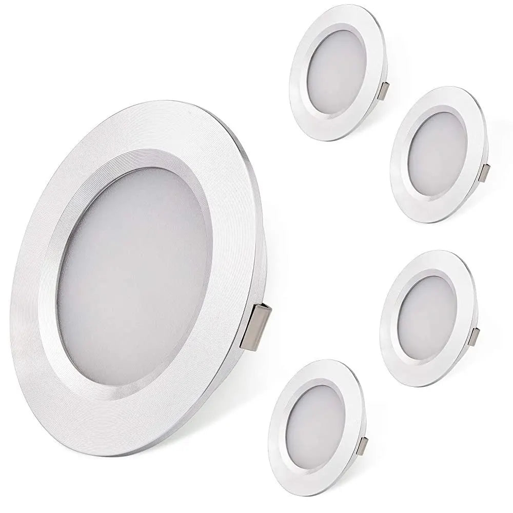 RV Interior Lights AIBOO Super Slim LED Ceiling Lights DC12V 2W 200LM Full Aluminum RV Recessed Lighting for Camper Van Motorhome Sailboat Houseboat 2700K Warm White(4 Pack)
