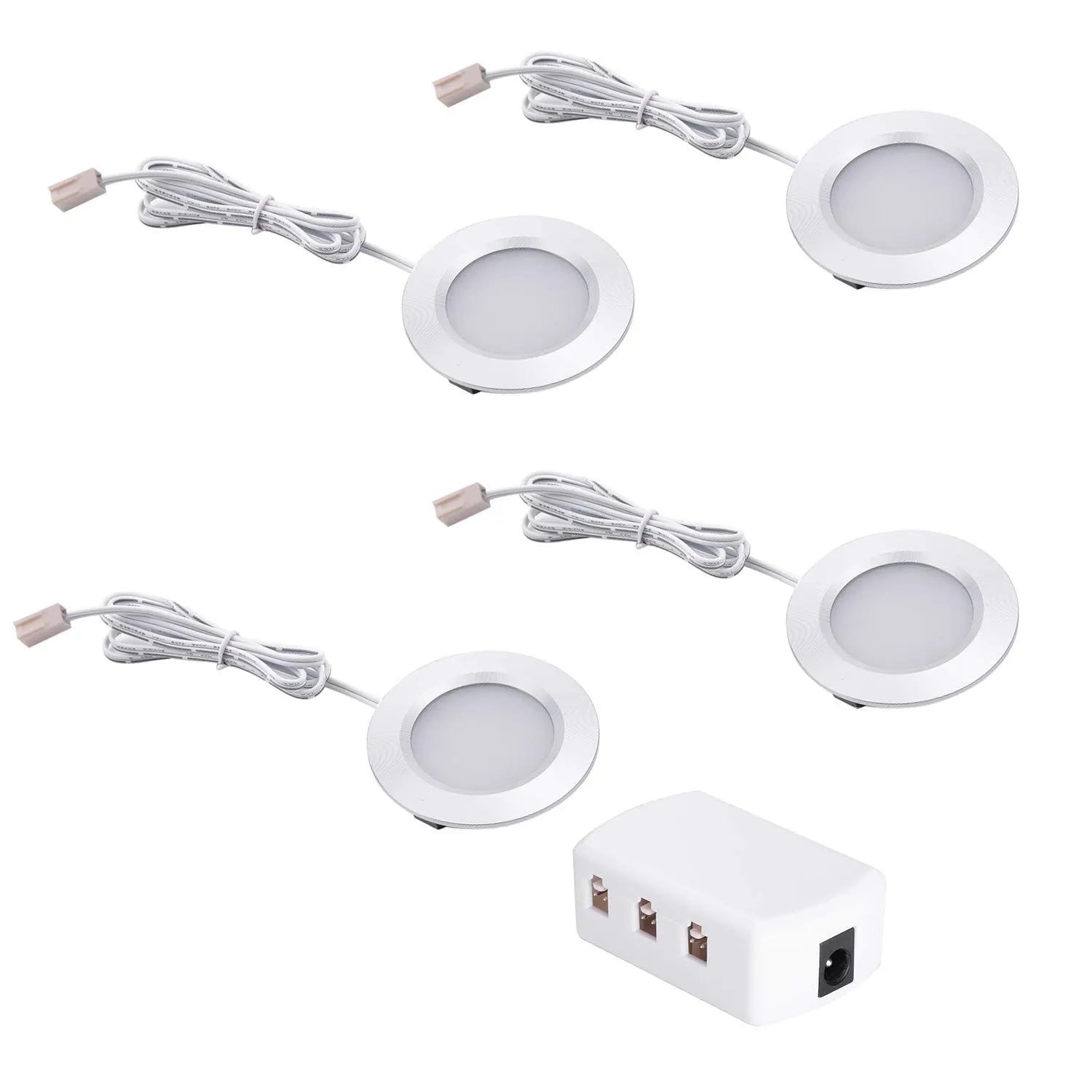RV Interior Lights AIBOO Super Slim LED Ceiling Lights DC12V 2W 200LM Full Aluminum RV Recessed Lighting for Camper Van Motorhome Sailboat Houseboat 2700K Warm White(4 Pack) - Image 2