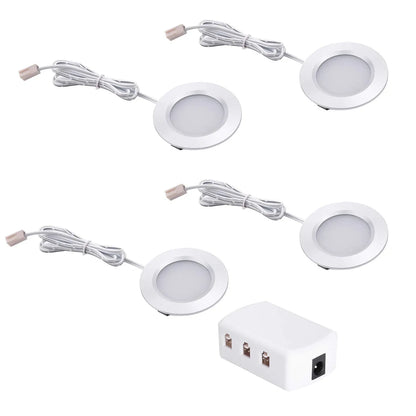 RV Interior Lights AIBOO Super Slim LED Ceiling Lights DC12V 2W 200LM Full Aluminum RV Recessed Lighting for Camper Van Motorhome Sailboat Houseboat 2700K Warm White(4 Pack) - Image 2