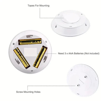 3 LED Light Set with Remote - Warm White for Cabinets & Displays - Image 5