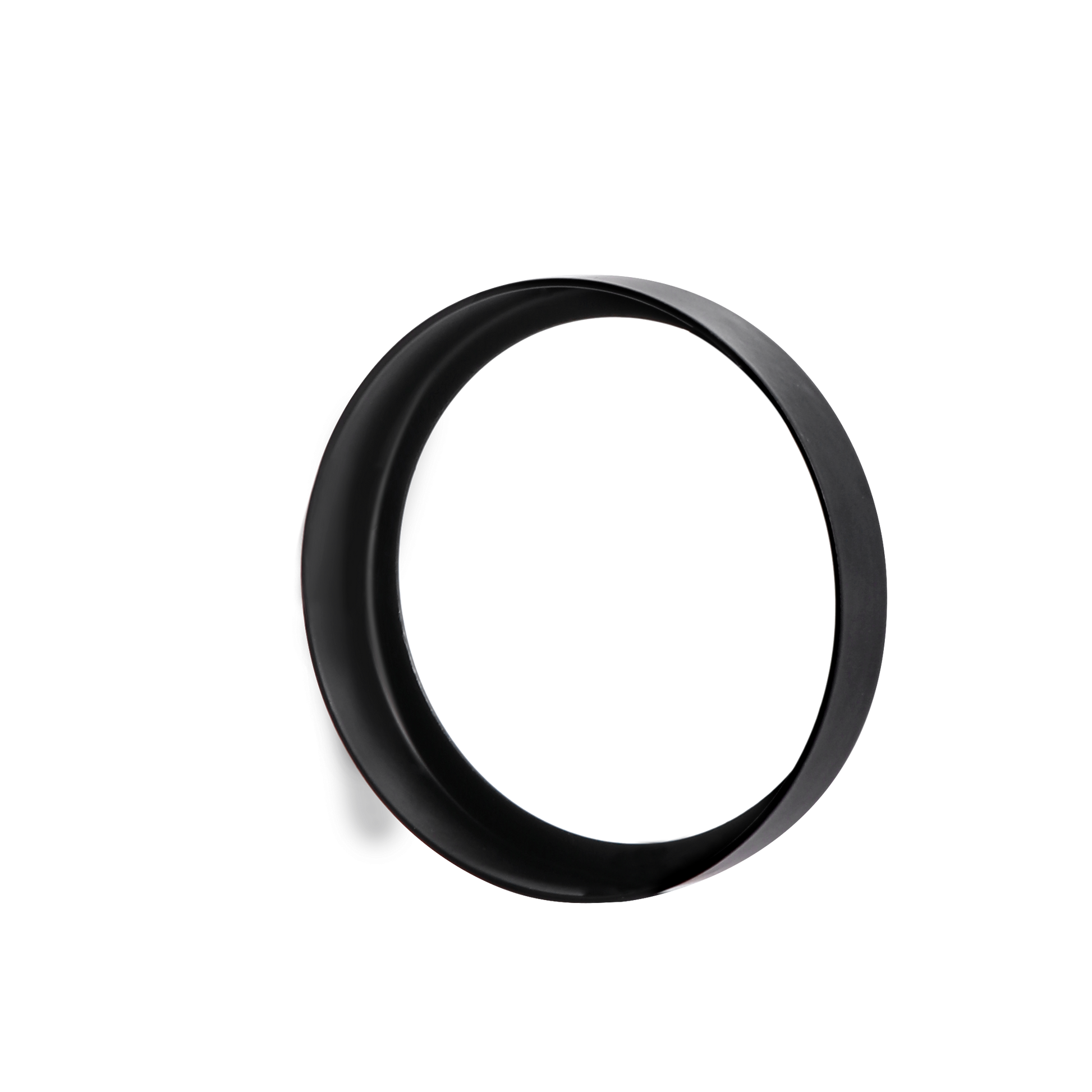6 Pack GU10/MR16 Bulb Decorative Trim Rings, Heat Insulation Anti-Scald Protective Rings for Track Lighting, Snap-On Spring-Loaded Design (Matte Black) - Image 5