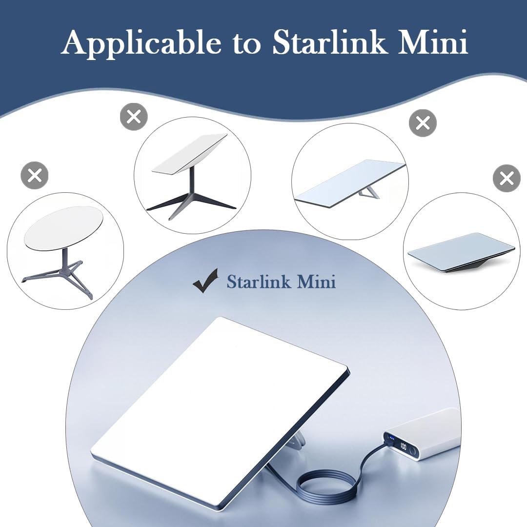 Starlink Mini DC5521 Extension Cable 7-inch,Compatible with Starlink Mini Pipe Adapter & Original Power Cable - Image 5