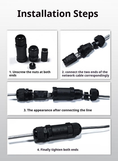 Starlink Coupler  for Starlink Cable/Cat7/Cat6/Cat5E/Cat5 Network LAN Cable Extender IP68 Waterproof (PoE Supported) - Image 8