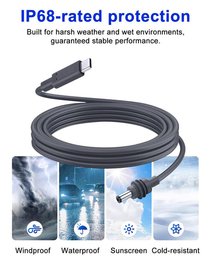 Starlink Mini Power Cable 10FT USB-C to DC5521 - Image 5